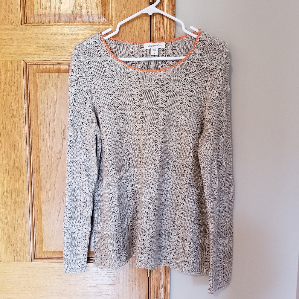 NWT Coldwater Creek Shifting Sands Pullover